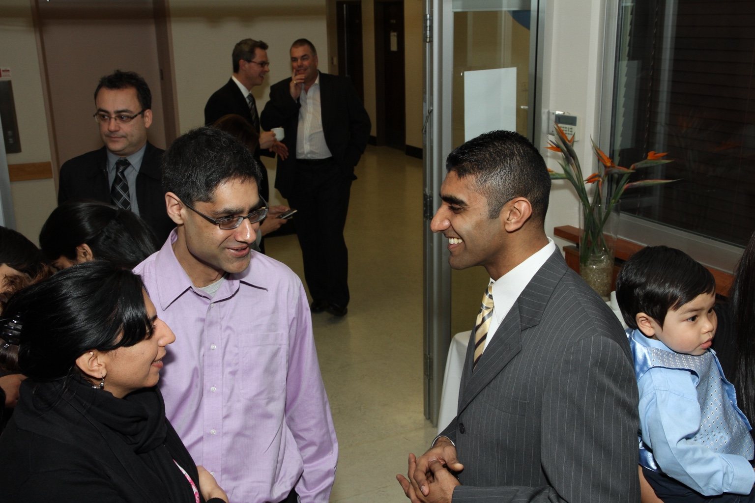 Archival photograph 22 from the 2011 Kanani Conference Rooms dedication and reception at UBC Dentistry