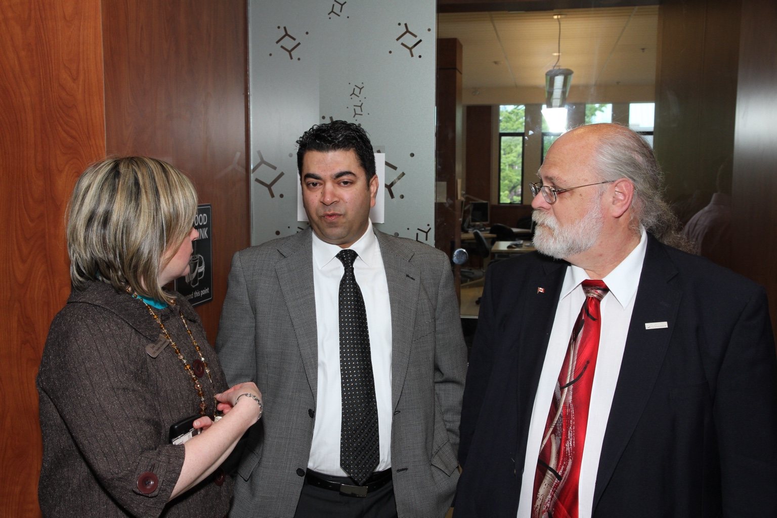 Archival photograph 30 from the 2011 Kanani Conference Rooms dedication and reception at UBC Dentistry