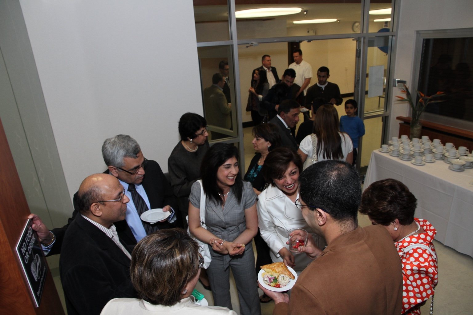 Archival photograph 33 from the 2011 Kanani Conference Rooms dedication and reception at UBC Dentistry