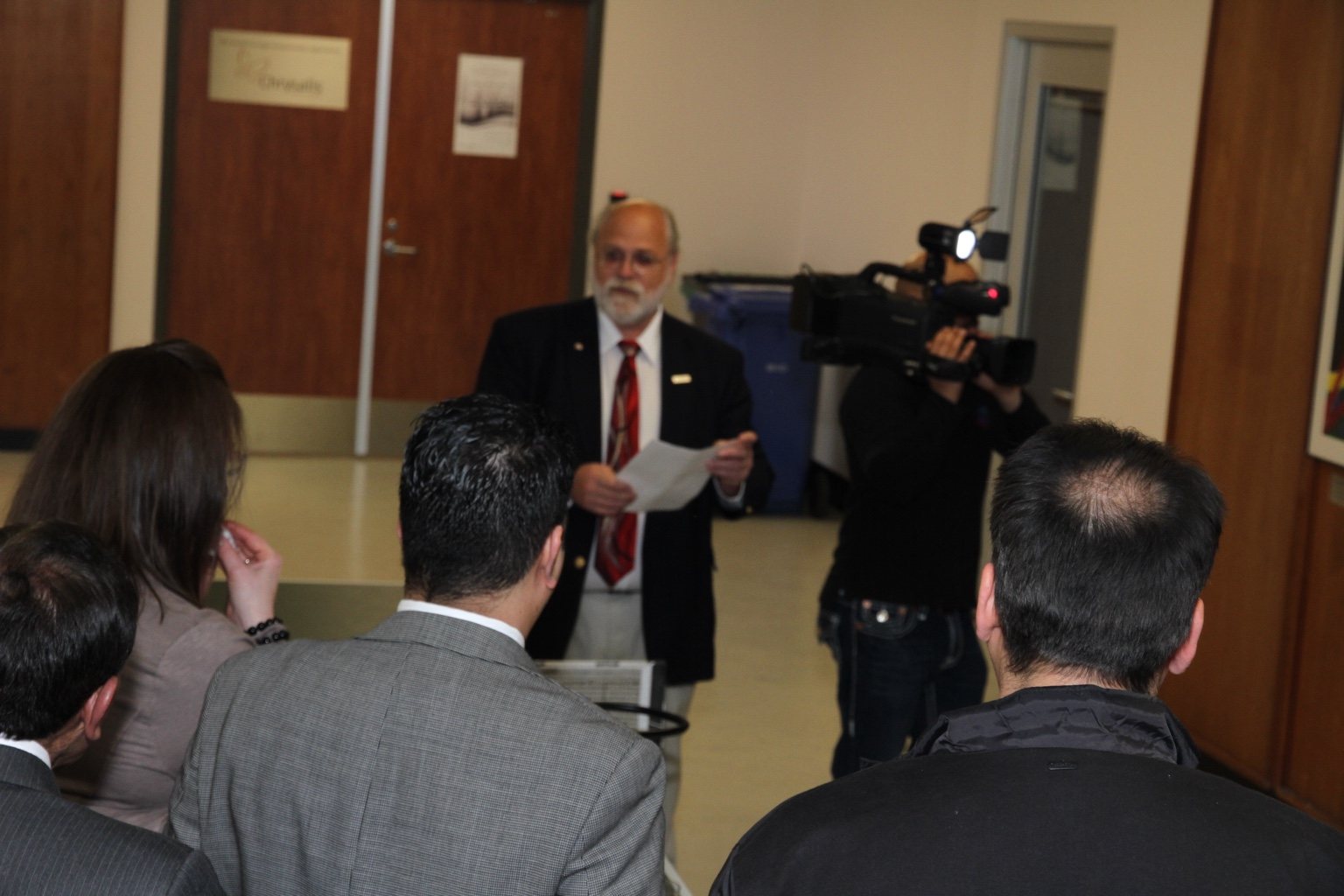 Archival photograph 38 from the 2011 Kanani Conference Rooms dedication and reception at UBC Dentistry