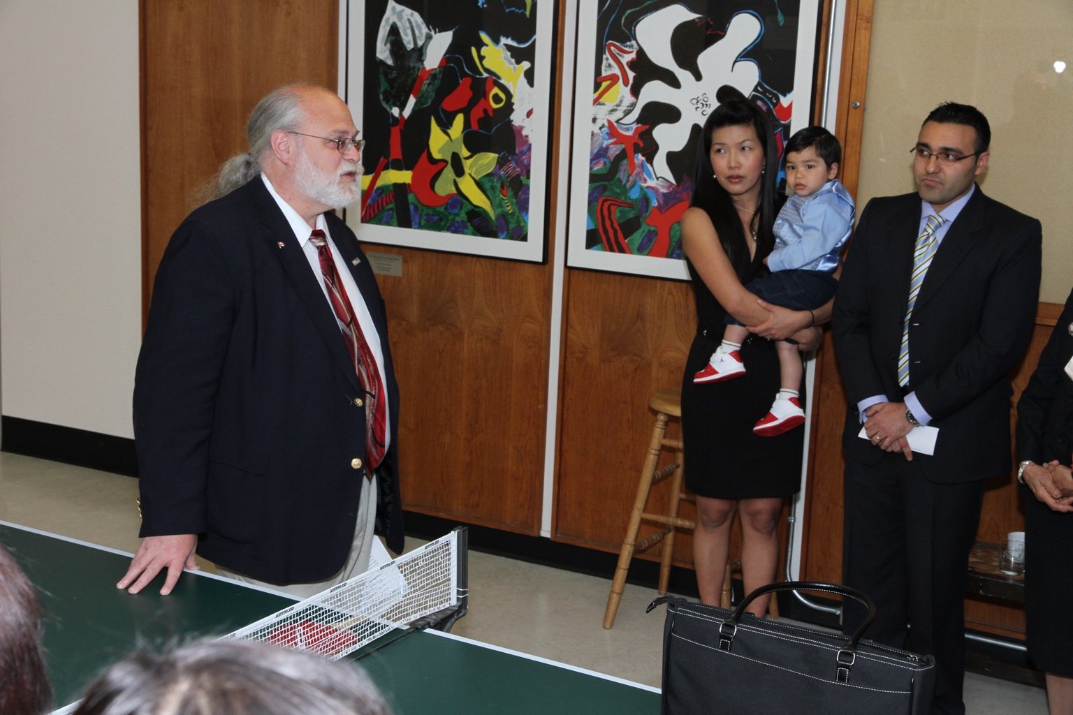 Archival photograph 41 from the 2011 Kanani Conference Rooms dedication and reception at UBC Dentistry