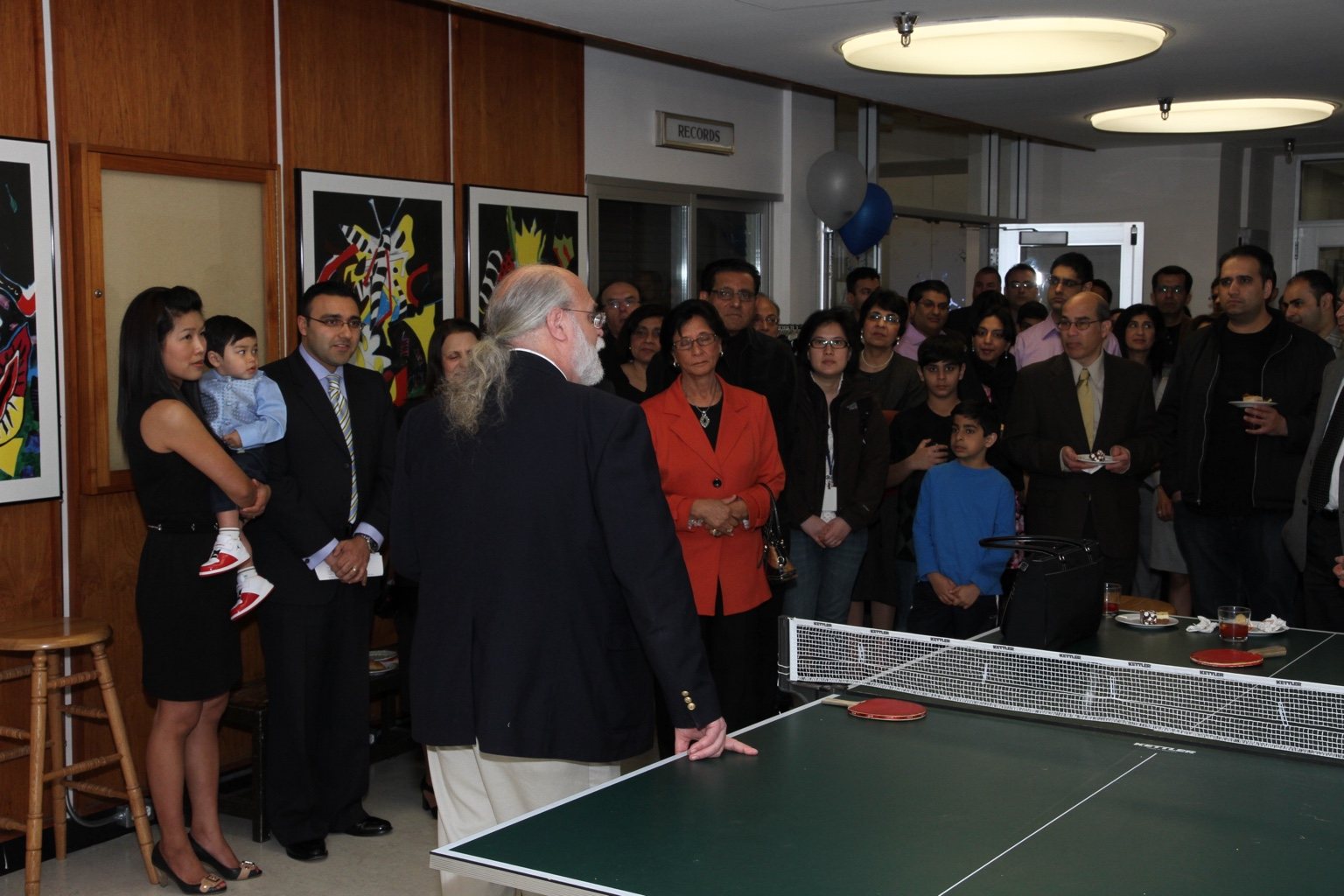 Archival photograph 43 from the 2011 Kanani Conference Rooms dedication and reception at UBC Dentistry