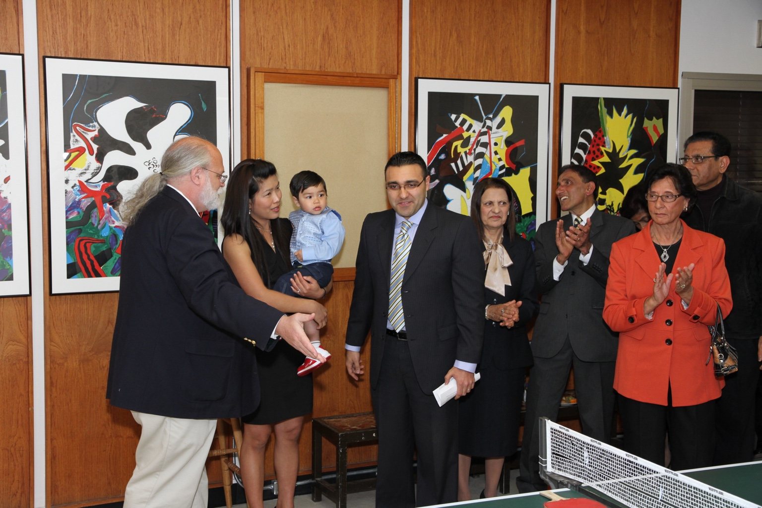 Archival photograph 44 from the 2011 Kanani Conference Rooms dedication and reception at UBC Dentistry