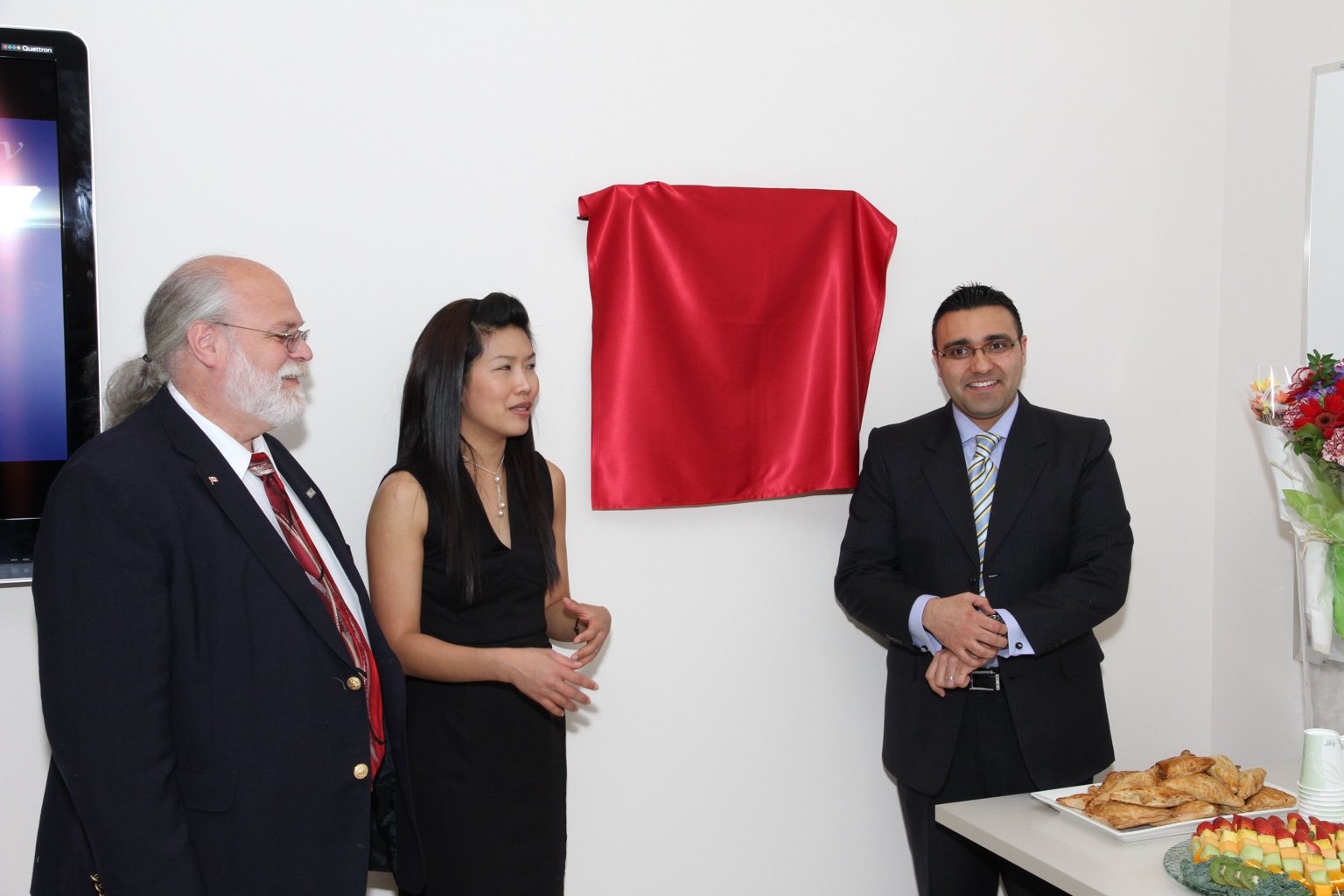 Archival photograph 48 from the 2011 Kanani Conference Rooms dedication and reception at UBC Dentistry