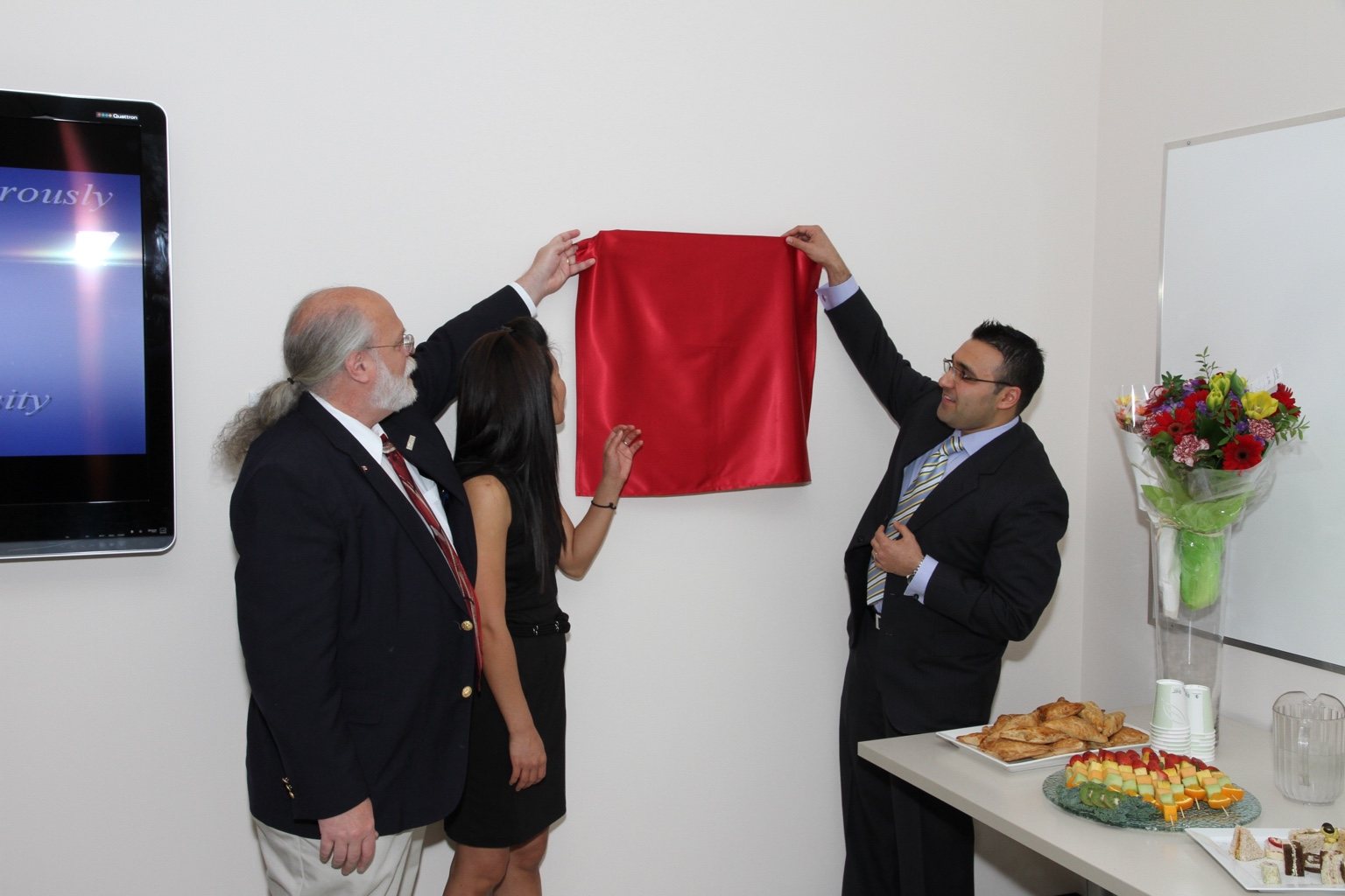 Archival photograph 49 from the 2011 Kanani Conference Rooms dedication and reception at UBC Dentistry