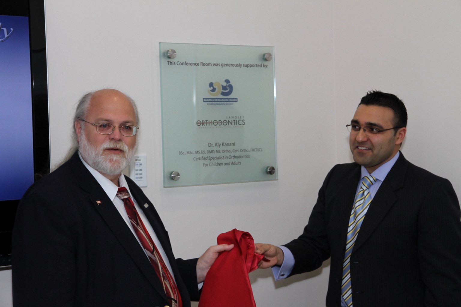 Archival photograph 54 from the 2011 Kanani Conference Rooms dedication and reception at UBC Dentistry