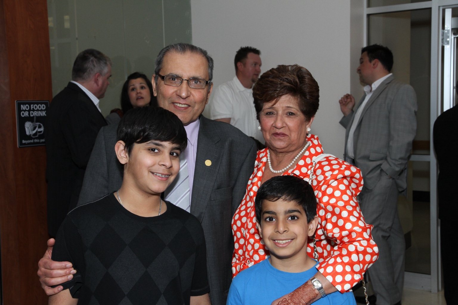 Archival photograph 62 from the 2011 Kanani Conference Rooms dedication and reception at UBC Dentistry