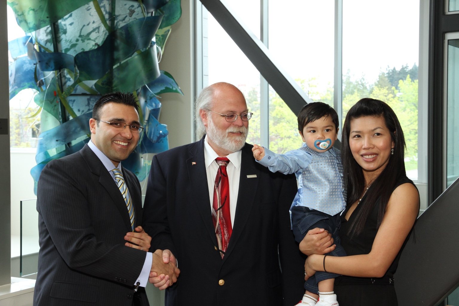 Archival photograph 76 from the 2011 Kanani Conference Rooms dedication and reception at UBC Dentistry