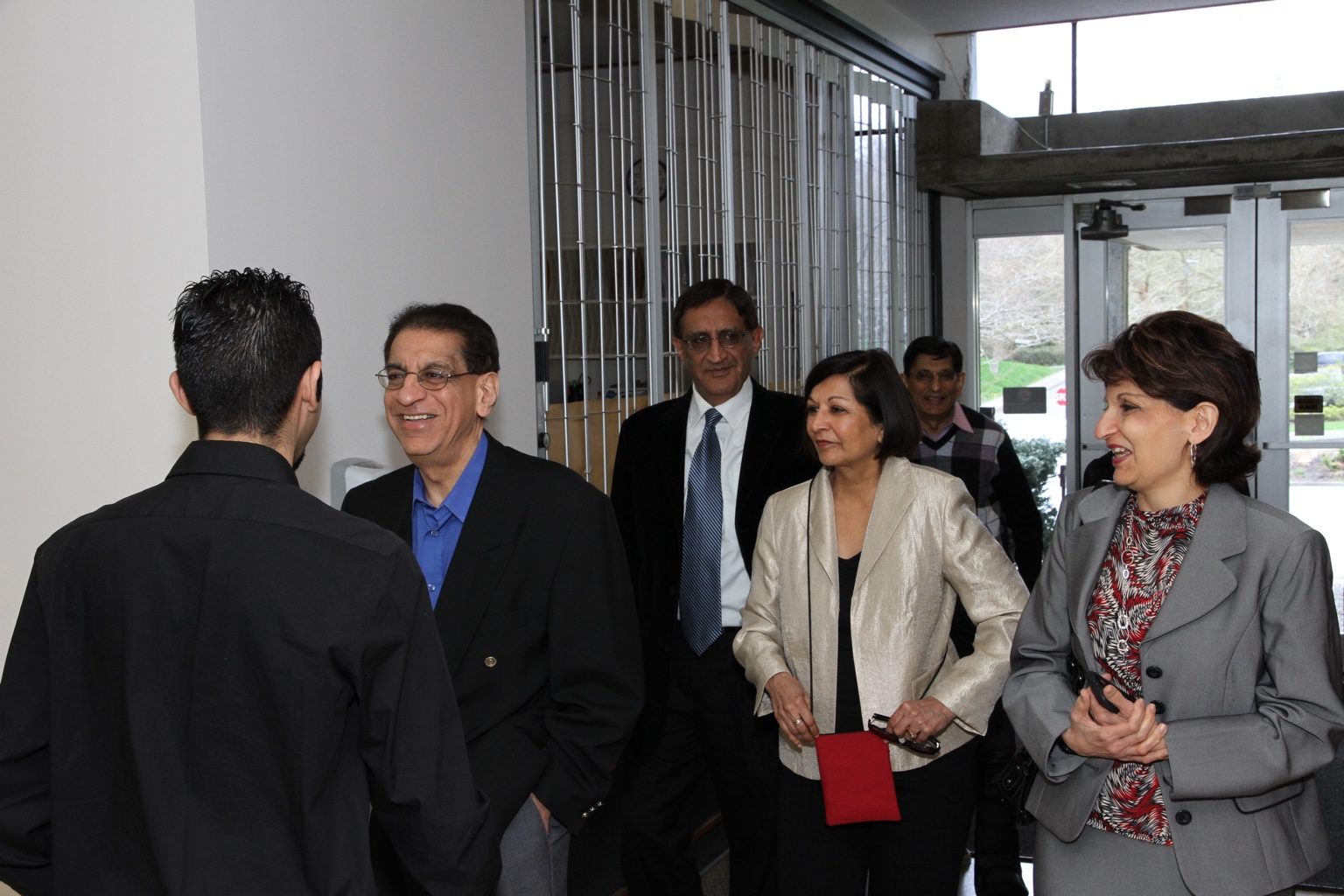 Guests arriving for the 2011 Kanani Conference Rooms dedication