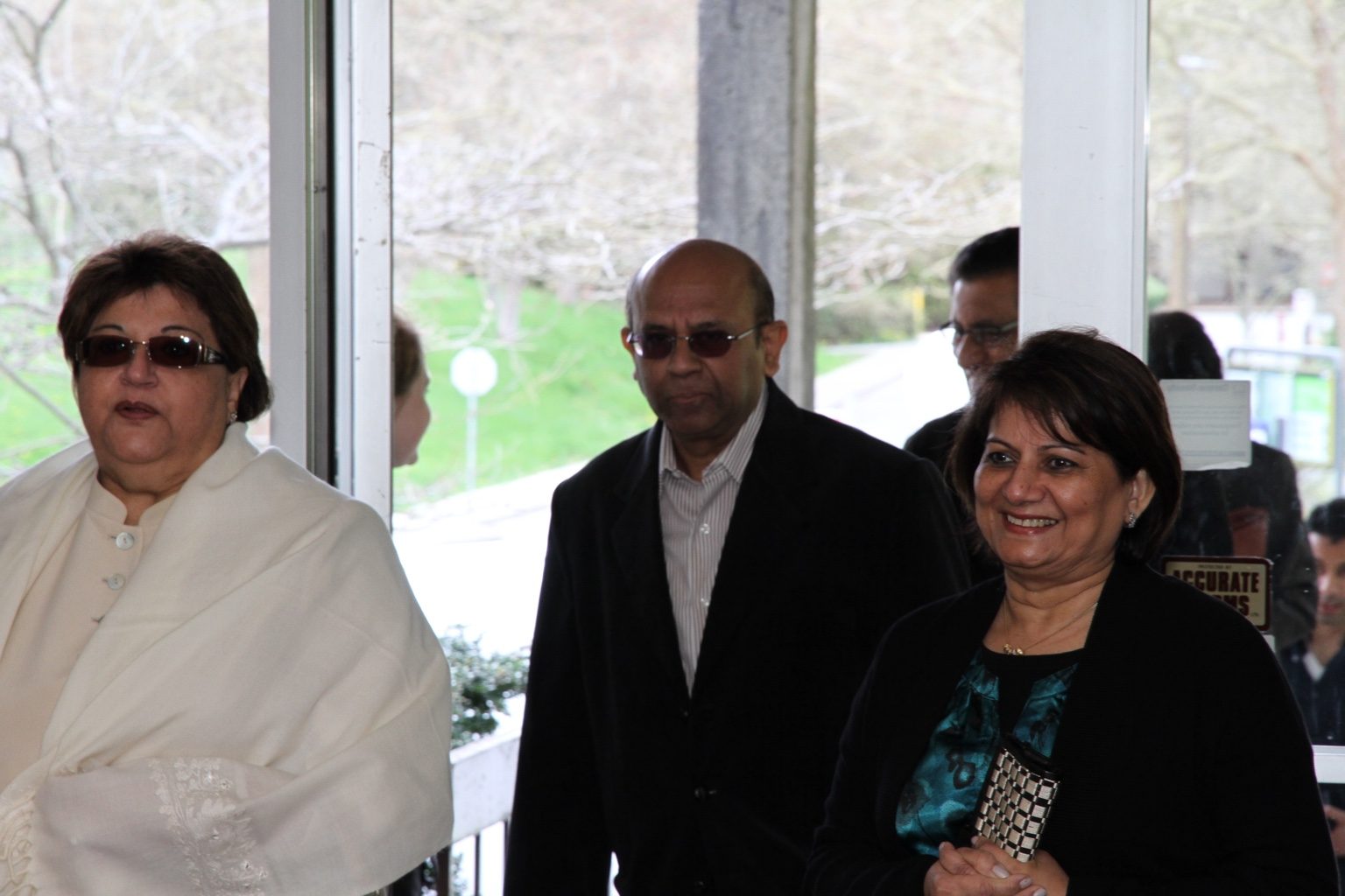 Guests entering the building for the 2011 dedication event