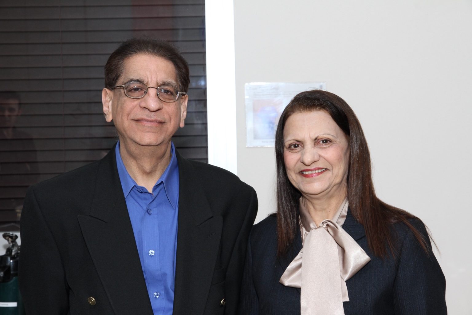 Two guests photographed during the 2011 dedication event